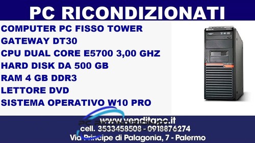 Computer fisso acer gateway - acer,