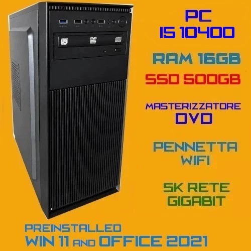 Computer fisso cpu intel - pc,