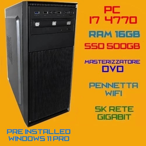 Computer fisso cpu intel i7 - pc,