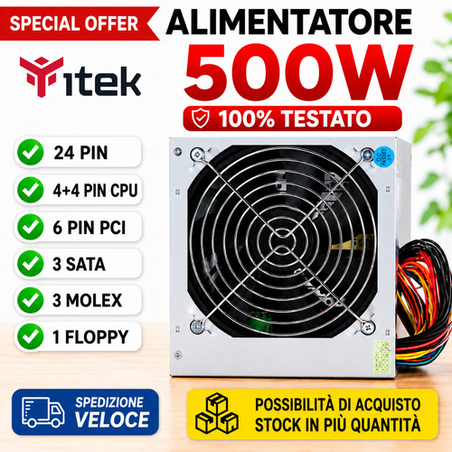 Alimentatore 500w per - 500w,