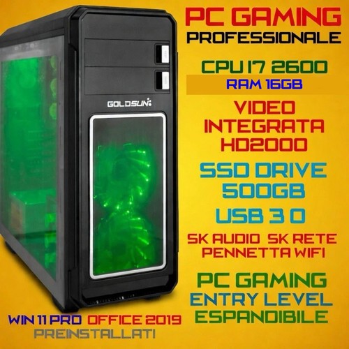 Computer fisso cpu intel i7 - pc,