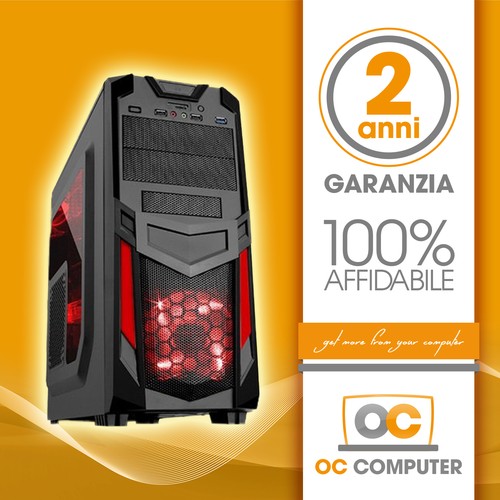 Computer desktop intel quad - pc,